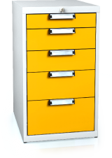 Unterbaublöcke UNI für Werkbänke 840 x 480 x 600 - 5x Schubladen